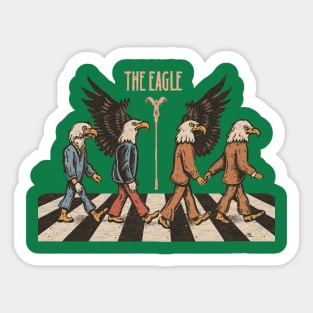 the eagles band retro Sticker